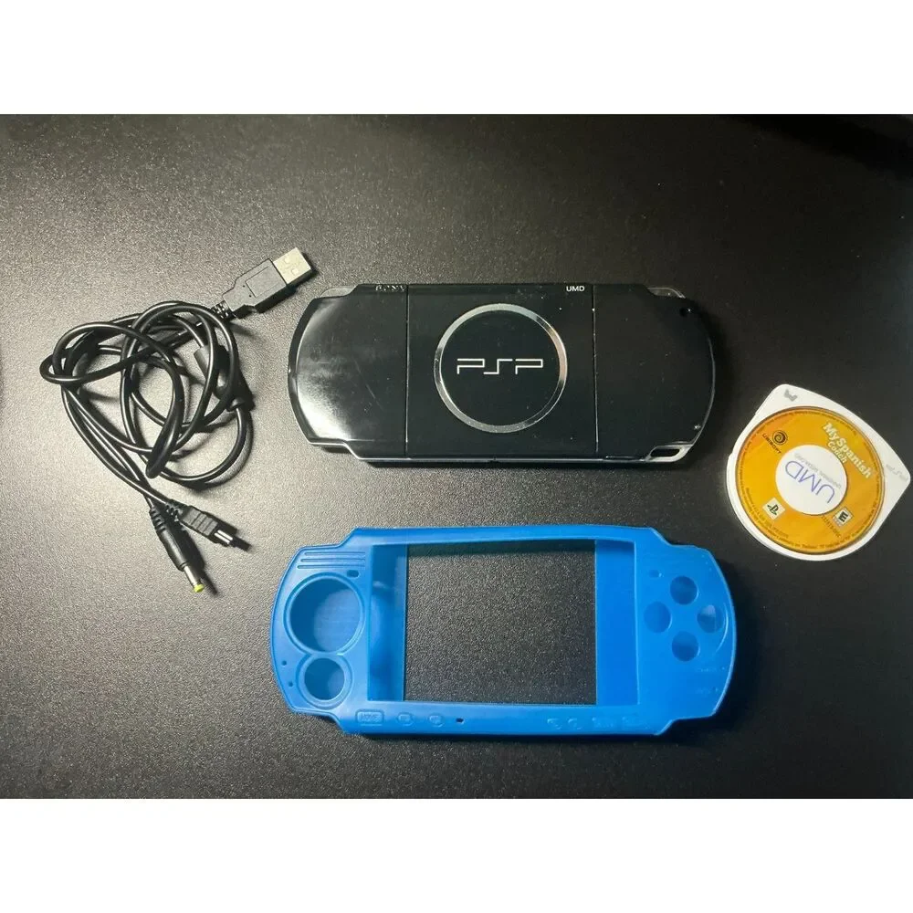 Sony PSP-3001 Bundle w/ New Battery, Sony 1GB Memory Stick, Charger & Game